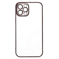 

Чехол-накладка PC073 с закрытой камерой для смартфона Apple iPhone 12 Pro, силикон, черный (213790)