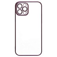 

Чехол-накладка PC073 с закрытой камерой для смартфона Apple iPhone 12 Pro, силикон, фиолетовый (213796)