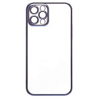 

Чехол-накладка PC073 с закрытой камерой для смартфона Apple iPhone 12 Pro Max, силикон, синий (213783)