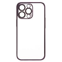 

Чехол-накладка PC073 с закрытой камерой для смартфона Apple iPhone 13 Pro, силикон, фиолетовый (213820)