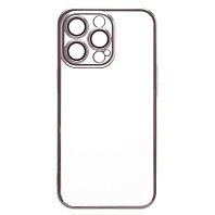

Чехол-накладка PC073 с закрытой камерой для смартфона Apple iPhone 13 Pro Max, силикон, серебристый (213810)