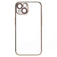 

Чехол-накладка PC073 с закрытой камерой для смартфона Apple iPhone 14, силикон, желтый (213861)