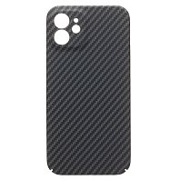

Чехол-накладка PC322 для смартфона Apple iPhone 12, пластик, черный (215242)