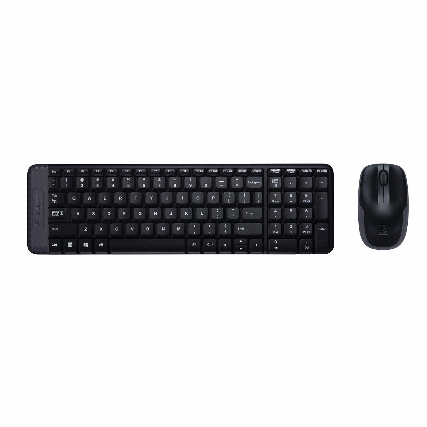 Клавиатура + мышь Logitech Wireless Combo MK220 Black USB, беспроводная, USB, черный (920-003161)