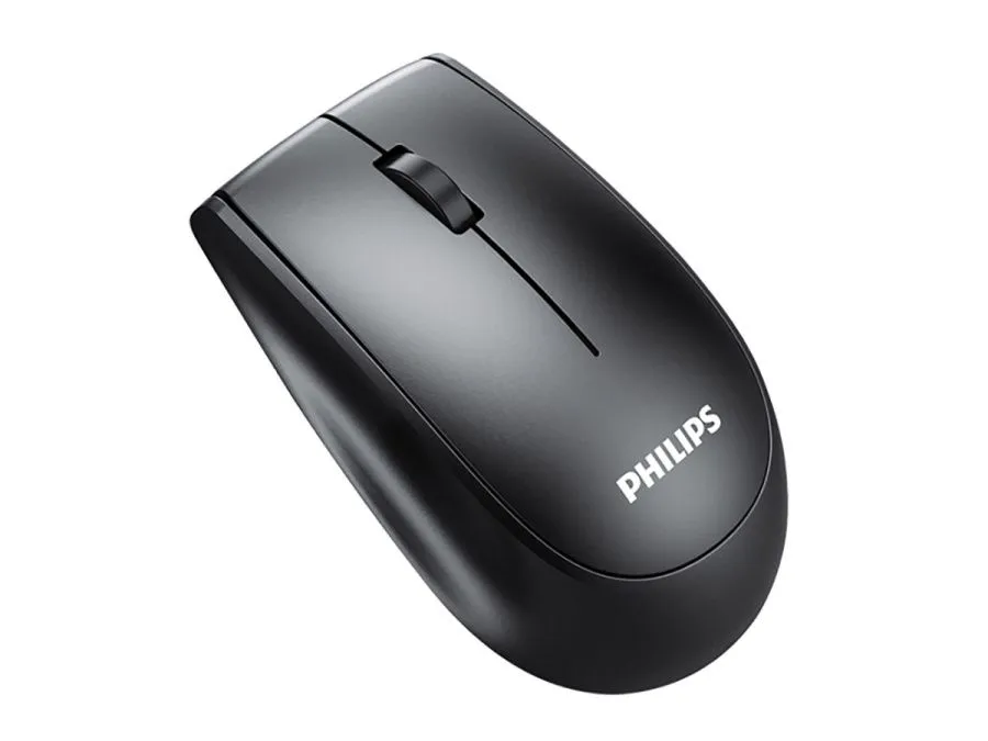 Мышь PHILIPS SPK7317, USB, черный