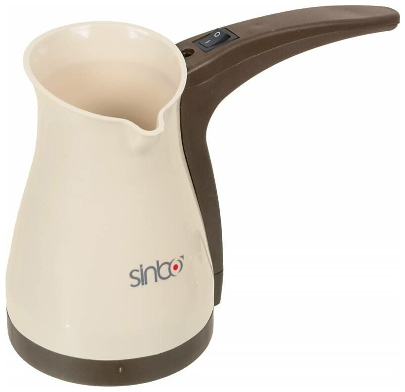 

Кофеварка турка электрическая Sinbo SCM-2928, 1 кВт, кофе молотый, 400 мл, коричневый (SIN-SCM-2928-BR), SCM-2928