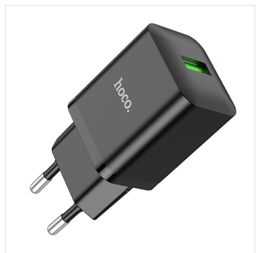 

Сетевое зарядное устройство Hoco N26 Maxim 18Вт, USB, Quick Charge, 3A, черный (213941), micro USB, N26 Maxim