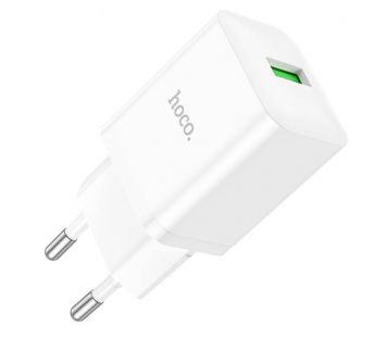

Сетевое зарядное устройство Hoco N26 Maxim 18Вт, USB, Quick Charge, 3A, белый (213942), micro USB, N26 Maxim