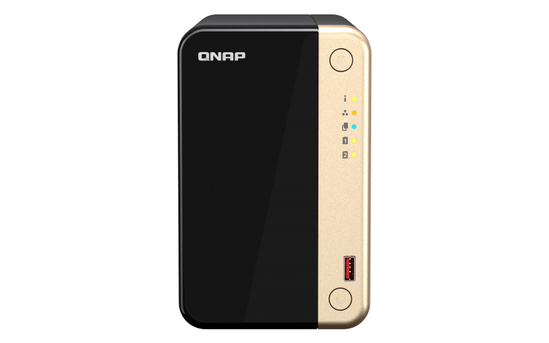 Сетевой накопитель (NAS) QNAP TS-264-8G, слоты 2x2.5