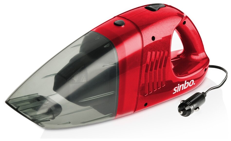 Автомобильный пылесос Sinbo SVC 3460, черный/красный, 40 Вт