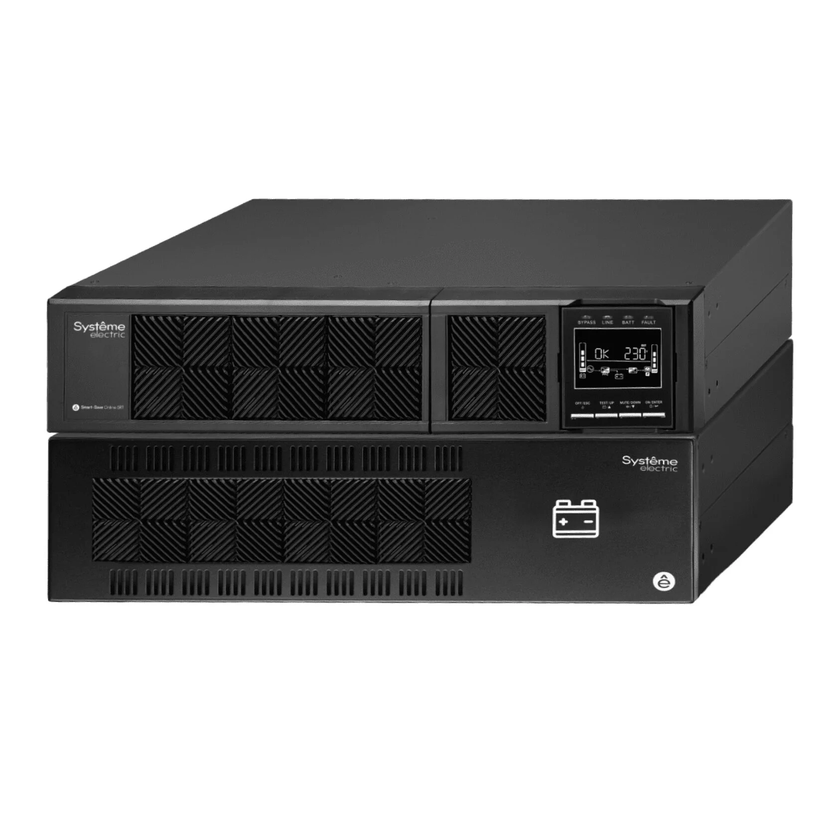 

ИБП Systeme Electric Smart-Save Online SRT SRTSE8KRTXLI-NC, 8000 В·А, 8 кВт, клеммная колодка, розеток - 1, USB, черный (SRTSE8KRTXLI-NC), SRTSE8KRTXLI-NC