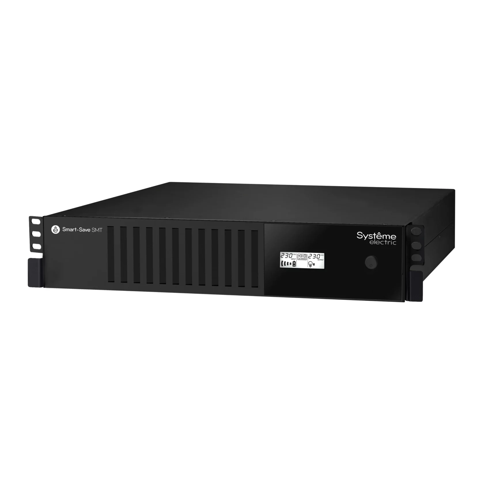 

ИБП Systeme Electric Smart-Save SMT SMTSE3000RMI2U, 3000 В·А, 1.8 кВт, IEC, розеток - 8, USB, черный (SMTSE3000RMI2U), SMTSE3000RMI2U