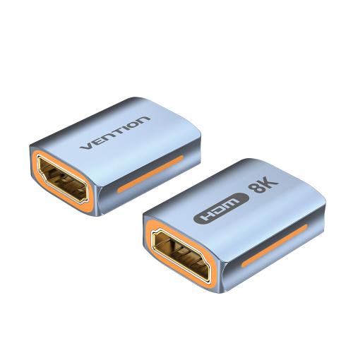 

Переходник (адаптер) HDMI(19F)-HDMI(19F) v2.1 4K, 8K, голубой Vention AIU (AIUH0), AIU