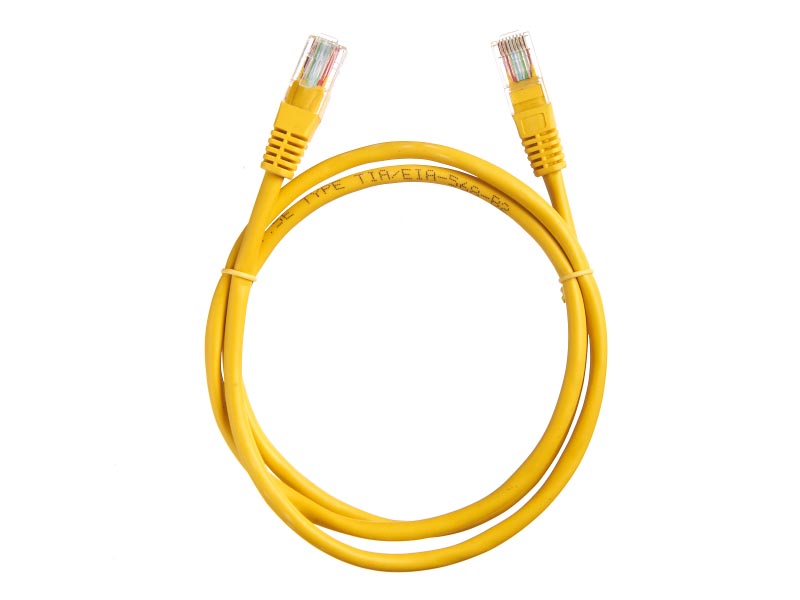 

Патч-корд UTP кат.5e, 2м, RJ45-RJ45, желтый, LSZH, Netko (N.BC.UTP.5e-2.0m-6-lszh)