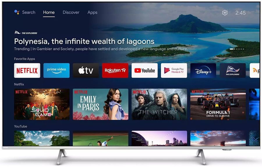 

Телевизор 58" Philips 58PUS8507/60, 3840x2160, DVB-T /T2 /C, HDMIx4, USBx2, WiFi, Smart TV, серебристый (58PUS8507/60), 58PUS8507/60