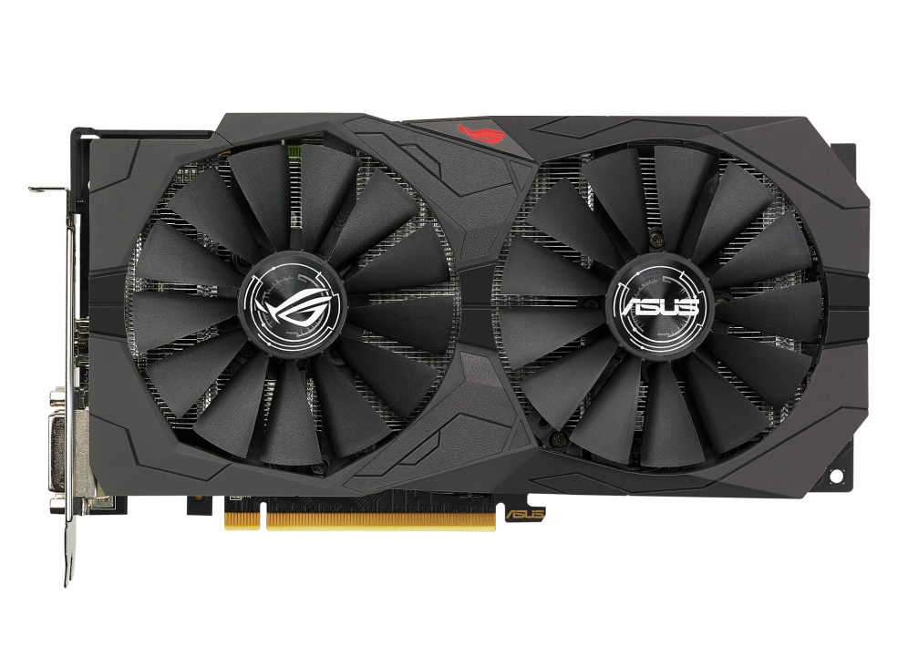 Видеокарта ASUS AMD Radeon RX 560 ROG STRIX, 4Gb DDR5, 128bit, PCI-E, DVI, HDMI, DP, Retail (ROG-STRIX-RX560-4G-V2-GAMING) - фото 1