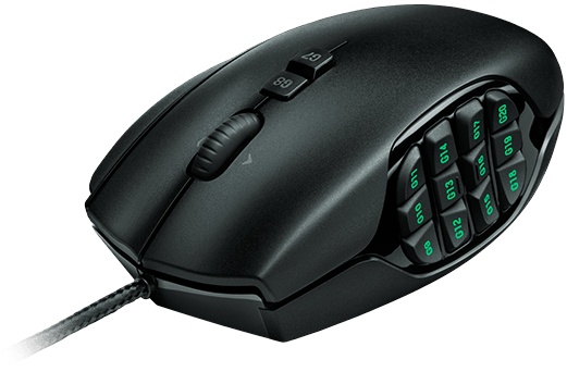 

Мышь проводная Logitech G600, 8200dpi, оптическая лазерная, USB, черный (910-002864), G600