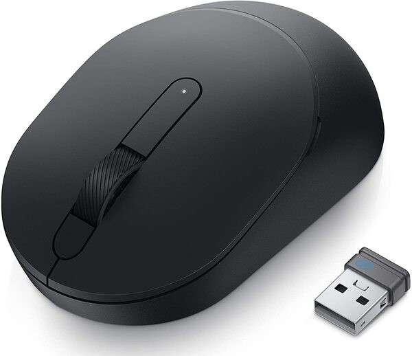 

Мышь беспроводная Dell MS3320W, 1600dpi, оптическая светодиодная, USB, черный (570-ABEG), MS3320W