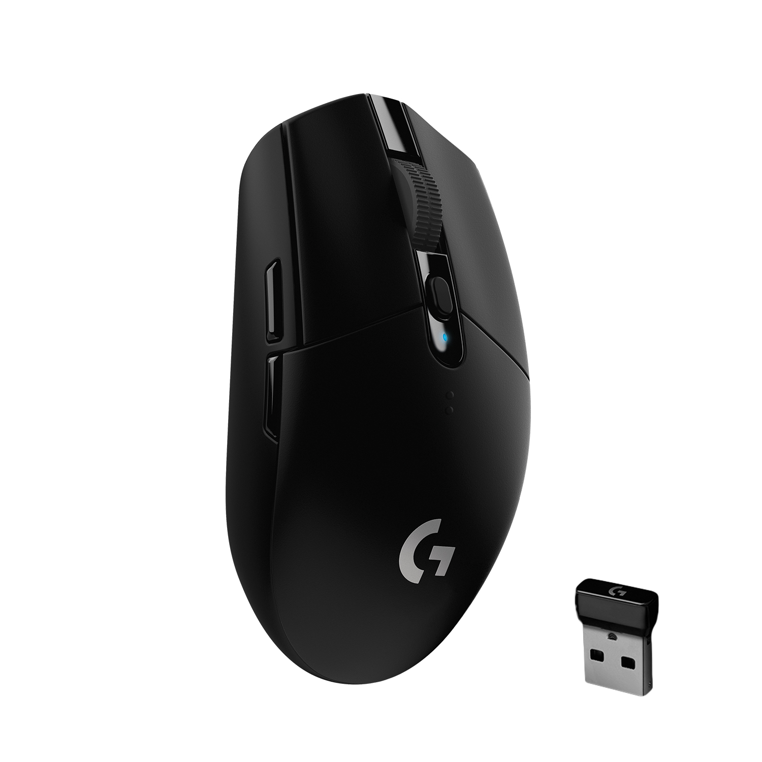 Мышь беспроводная Logitech G305, 12000dpi, оптическая светодиодная, USB, черный (910-005283)