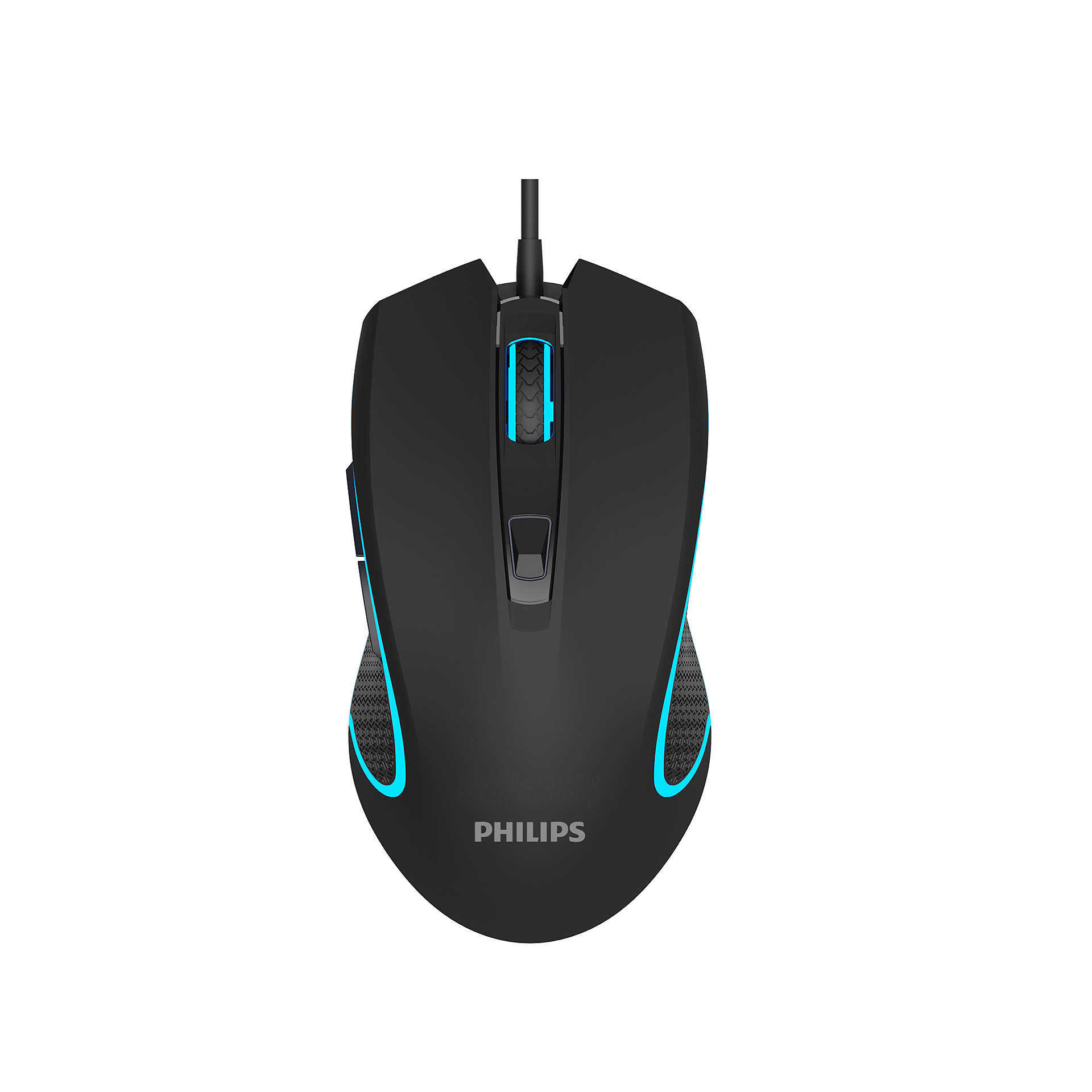 

Мышь проводная PHILIPS G413, 5600dpi, оптическая светодиодная, USB, черный (SPK9413), G413