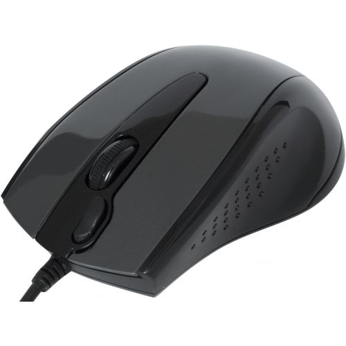 

Мышь проводная A4Tech N-500F, 1000dpi, оптическая светодиодная, USB, серый (N-500F-1 Glossy Grey), N-500F