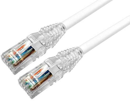 Патч-корд UTP кат6 10м RJ45-RJ45 белый LSZH CommScope NPC06UZDB-WT010M 1925₽