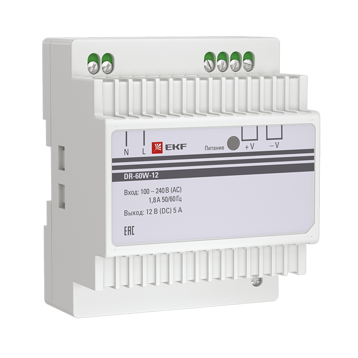 Блок питания EKF DR-60W-12 DR-60W-12