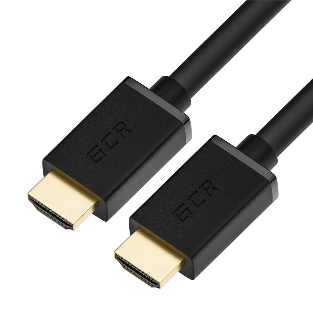 

Кабель HDMI(19M)-HDMI(19M) правый угол/верхний угол v1.4 4K, экранированный, 1.5 м, черный GCR (GCR-HM410-1.5m)
