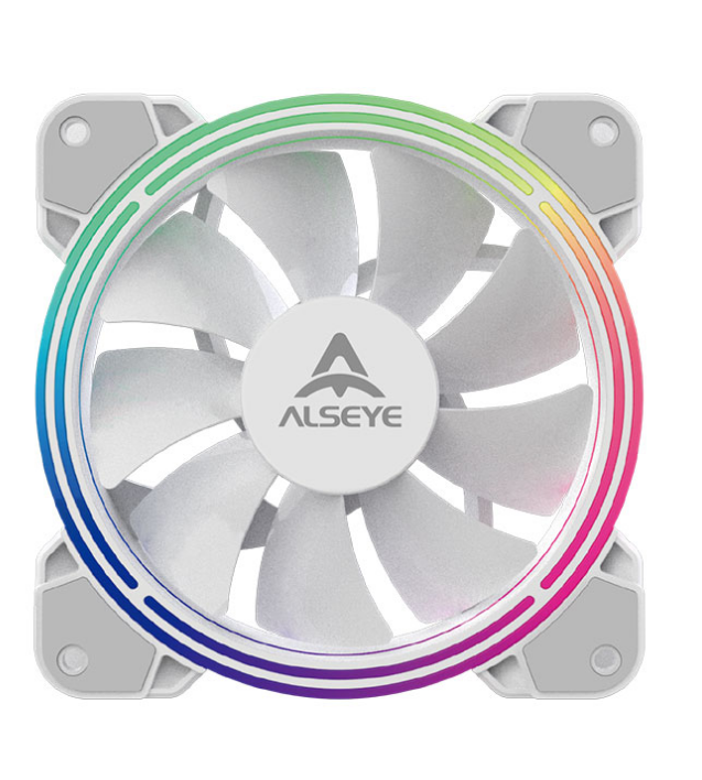 Вентилятор Alseye HALO 4.0, 120 мм, 2000rpm, 30 дБ, 4-pin PWM, 1шт, ARGB (AS.04.02.0060) - фото 1