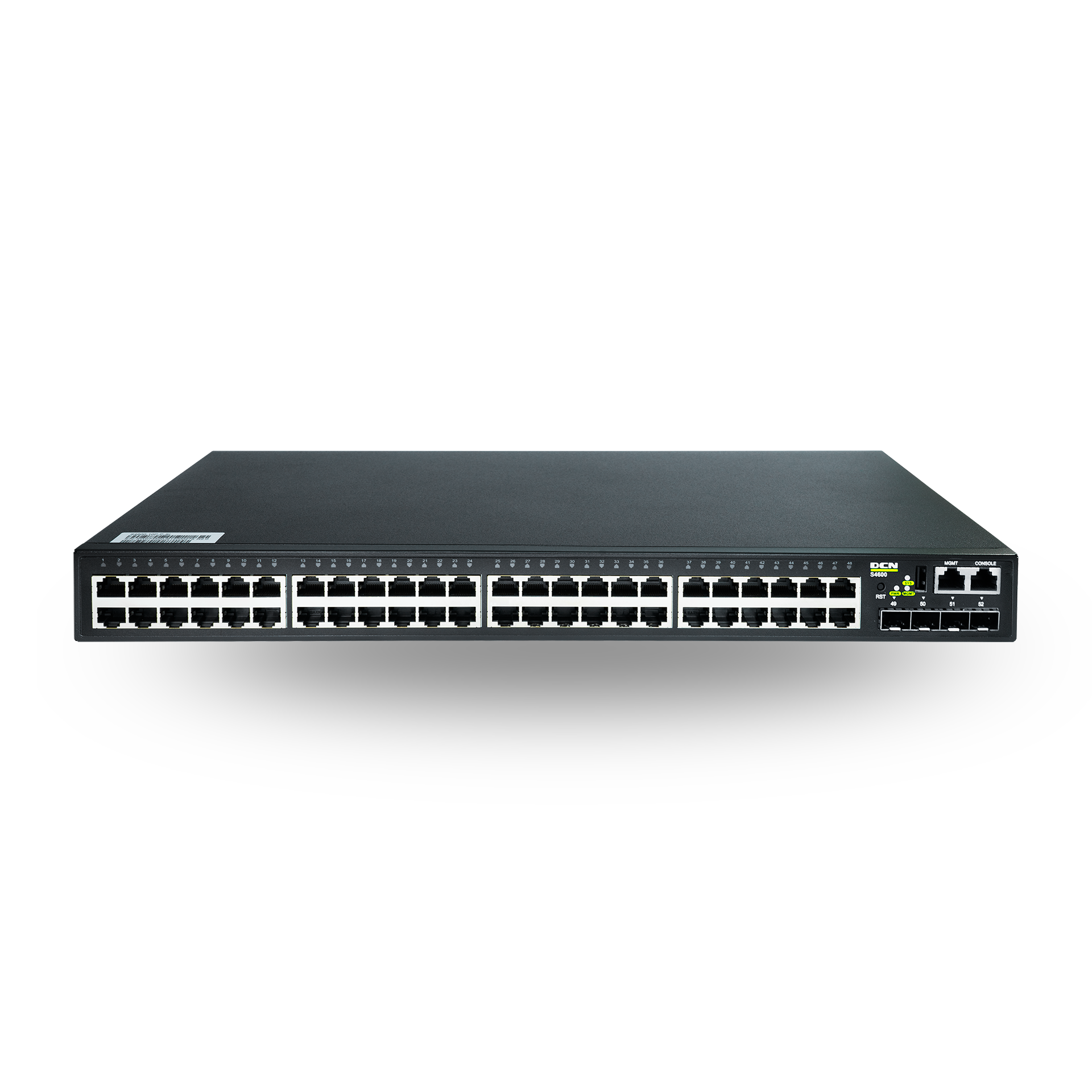 

Коммутатор DCN S4600-52X-SI, управляемый, кол-во портов: 48x1 Гбит/с, кол-во SFP/uplink: SFP+ 4x10 Гбит/с, установка в стойку, S4600-52X-SI