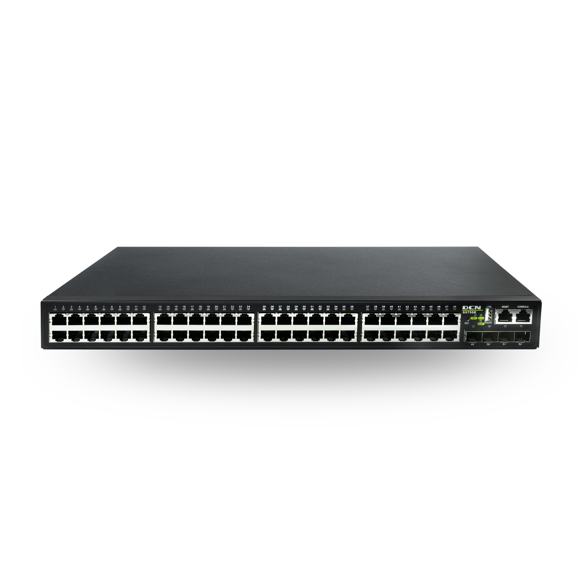 

Коммутатор DCN S5750E-52X-SI(R2), управляемый, кол-во портов: 48x1 Гбит/с, кол-во SFP/uplink: SFP+ 4x10 Гбит/с, установка в стойку, S5750E-52X-SI(R2)