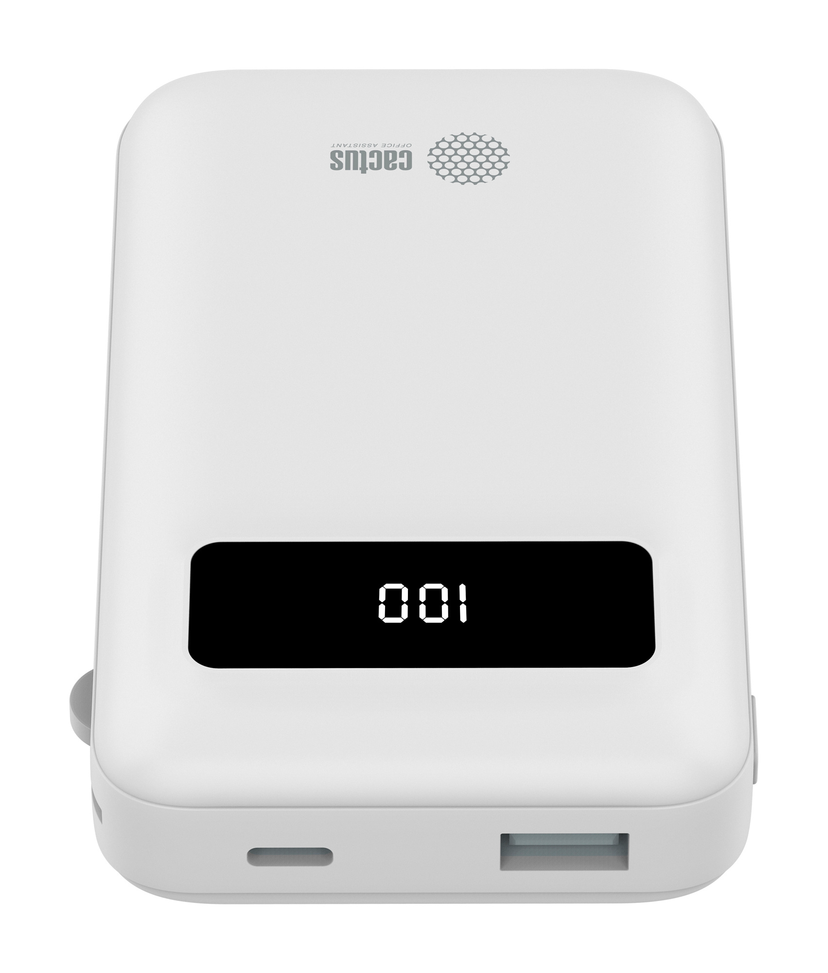 

Портативный аккумулятор (Powerbank) Cactus CS-PBFSNT-10000, 10000mAh, 1xUSB, 3A, Type-C, белый, CS-PBFSNT-10000