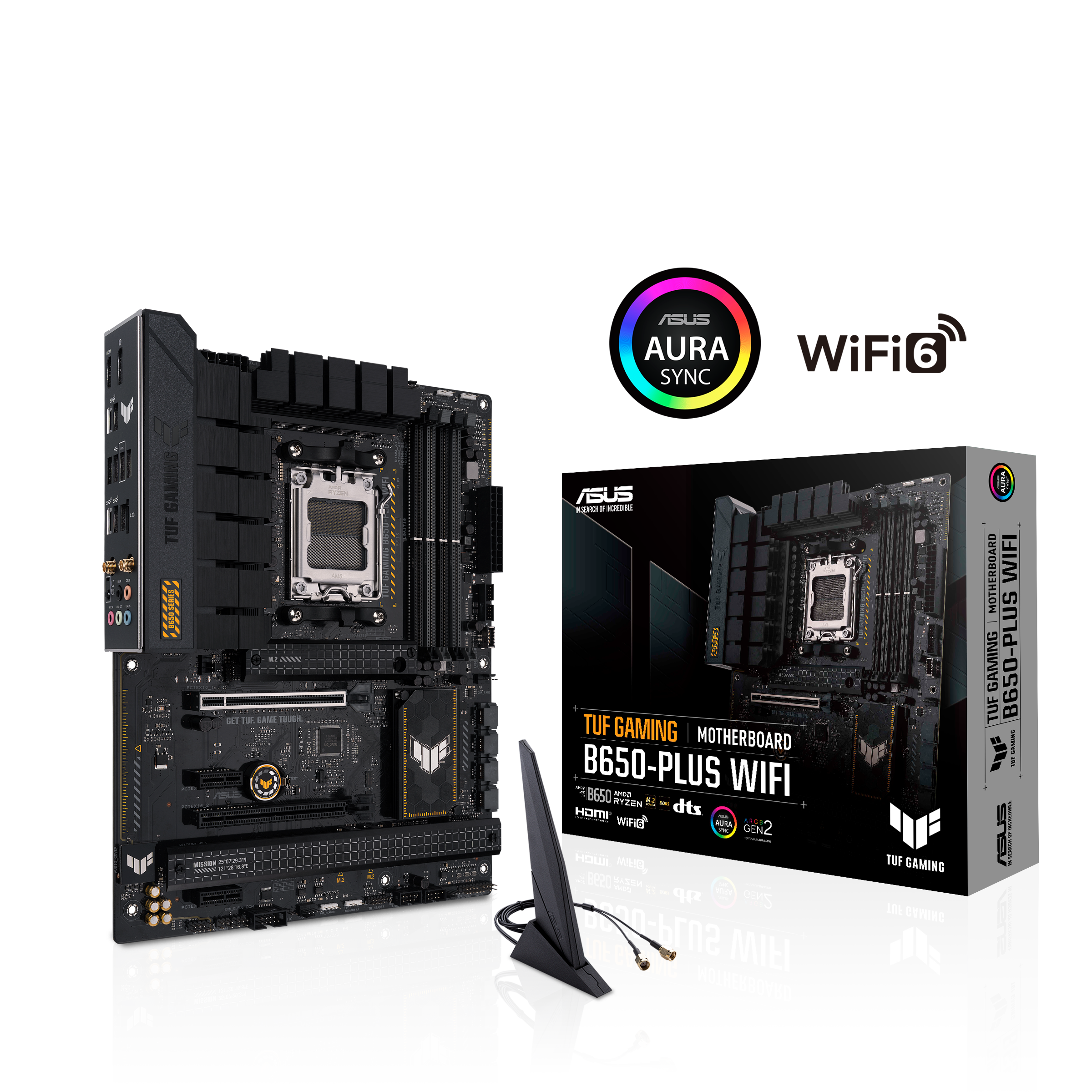 Материнская плата ASUS TUF GAMING B650-PLUS WIFI, AM5, AMD B650, ATX