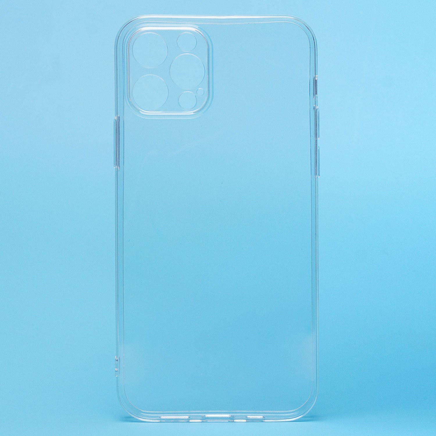 

Чехол-накладка Clear Case для смартфона Apple iPhone 12 Pro Max, силикон/пластик, прозрачный (212632)