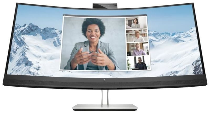 

Монитор 34" HP Curved E34M G4 VA, изогнутый, 3440x1440 (21:9), 400кд/м2, 5мс, 178°/178°, HDMI, DisplayPort, USB Type-C, USB-Hub, веб-камера, черный/серебристый (40Z26AA), E34M G4