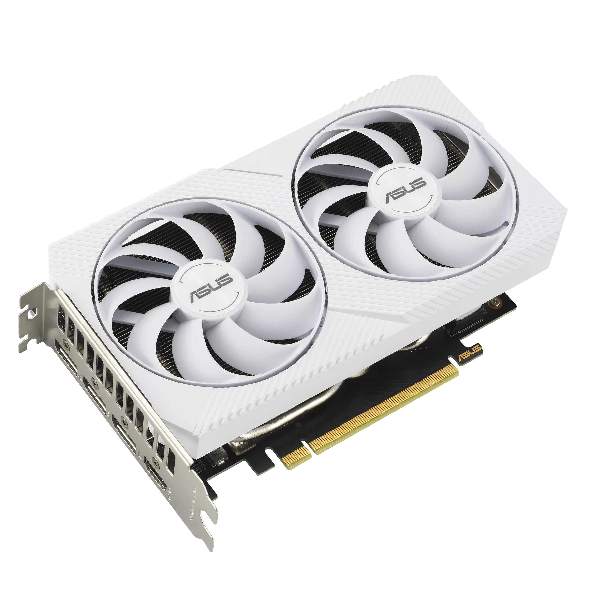 Видеокарта ASUS NVIDIA GeForce RTX 3060 DUAL-RTX3060-O8G-WHITE, 8Gb DDR6,  1165014 купить в Омске в интернет-магазине e2e4