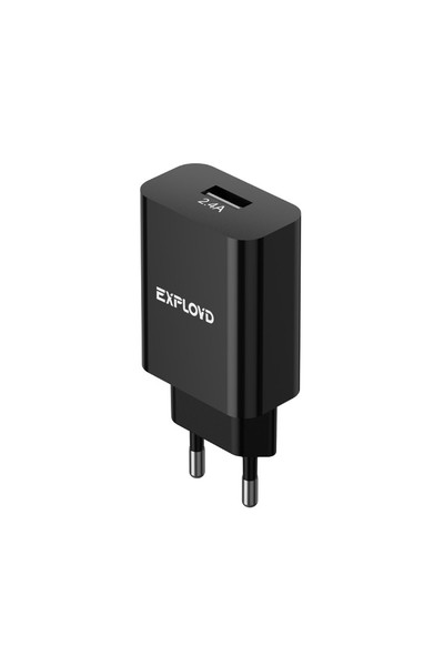 Сетевое зарядное устройство Exployd Easy EX-Z-1418 5 Вт, 2.4А, черный