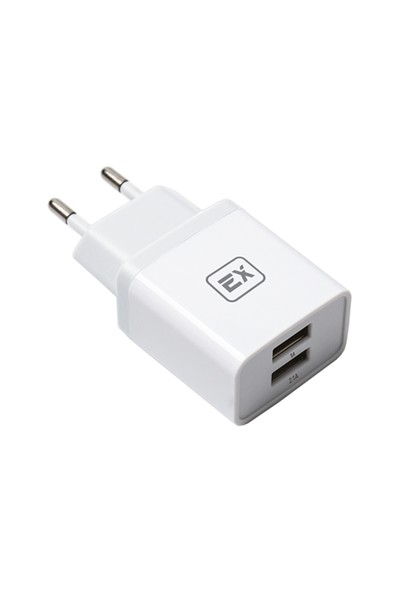 

Сетевое зарядное устройство Exployd Classic EX-Z-611 5Вт, 2xUSB, 3.1A, черный (EX-Z-611), EX-Z-611