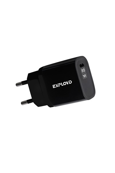 

Сетевое зарядное устройство Exployd Rash EX-Z-1125 18Вт, USB type-C, Quick Charge, PD, 3A, черный (EX-Z-1125), EX-Z-1125