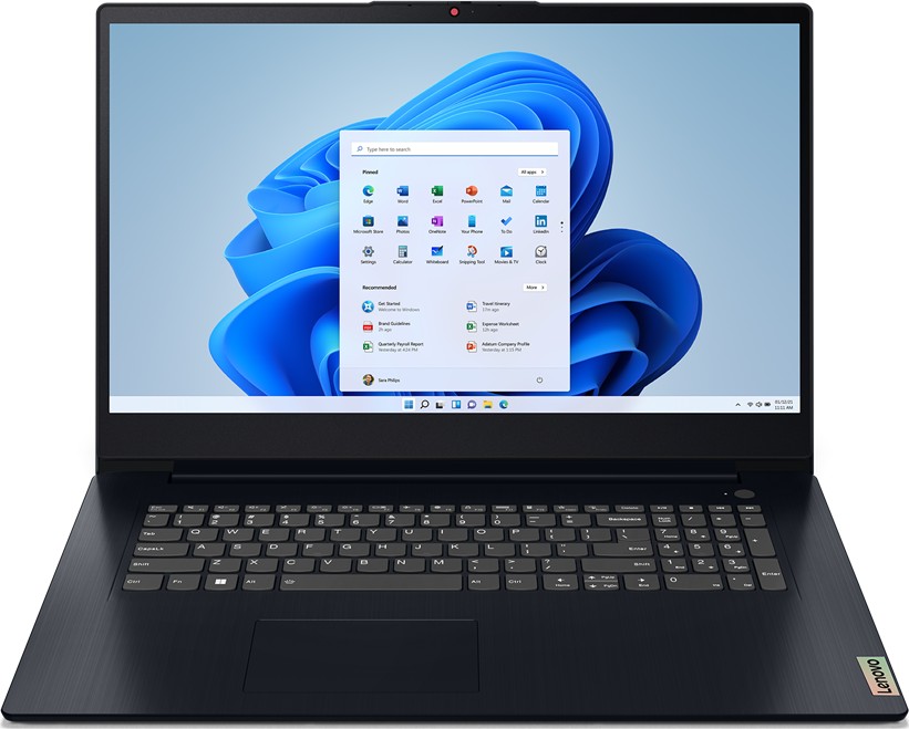 

Ноутбук Lenovo IdeaPad 3 17IAU7 17.3" IPS 1920x1080, Intel Core i5 1235U 1.3 ГГц, 8Gb RAM, 512Gb SSD, без OC, темно-синий (82RL001SRK), 17IAU7