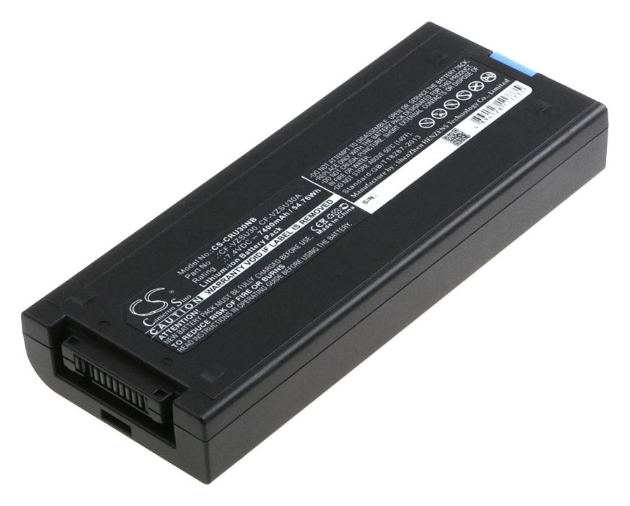 

Аккумуляторная батарея CameronSino CS-CRU30NB для Panasonic, 7.4 В, 7400mAh, 54.8 Wh, черный, CS-CRU30NB