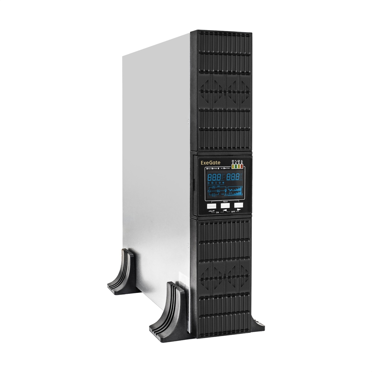 ИБП ExeGate ULS-2000.LCD, 2000 В·А, 2 кВт, черный