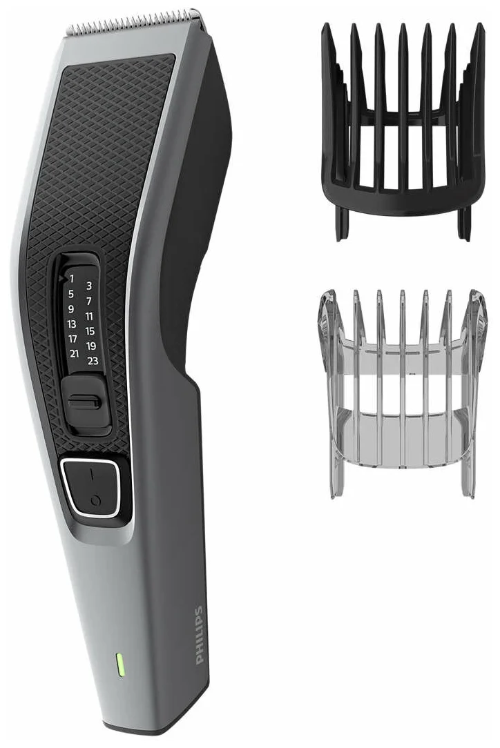 

Машинка для стрижки Philips HC3535/15, насадок 2, серебристый/черный (HC3535/15), HC3535/15