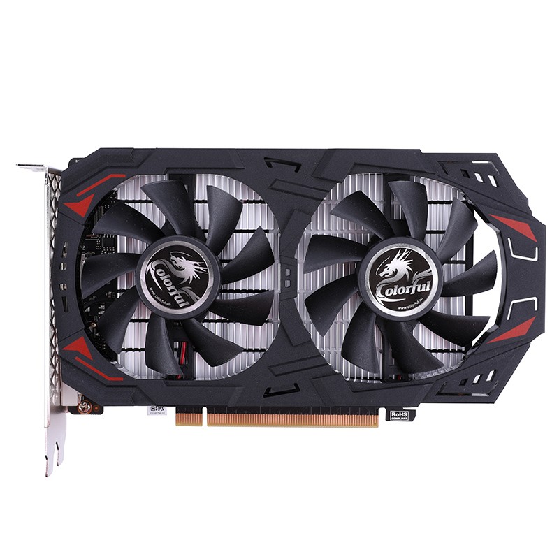 Видеокарта Colorful NVIDIA GeForce GTX 1050ti NE 4G-V, 4Gb DDR5, 128bit, PCI-E, DVI, HDMI, DP, Retail (GTX1050Ti NE 4G-V) - фото 1