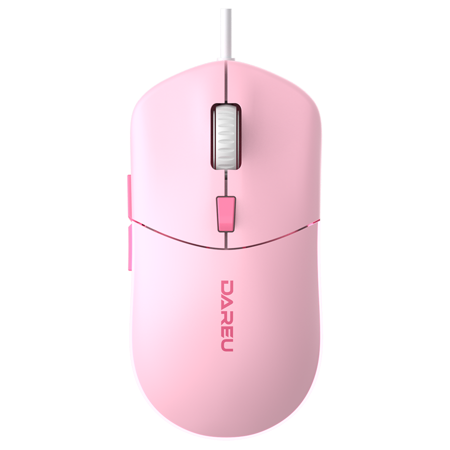 

Мышь проводная Dareu LM121, 6400dpi, оптическая светодиодная, USB, розовый (LM121 Pink), LM121