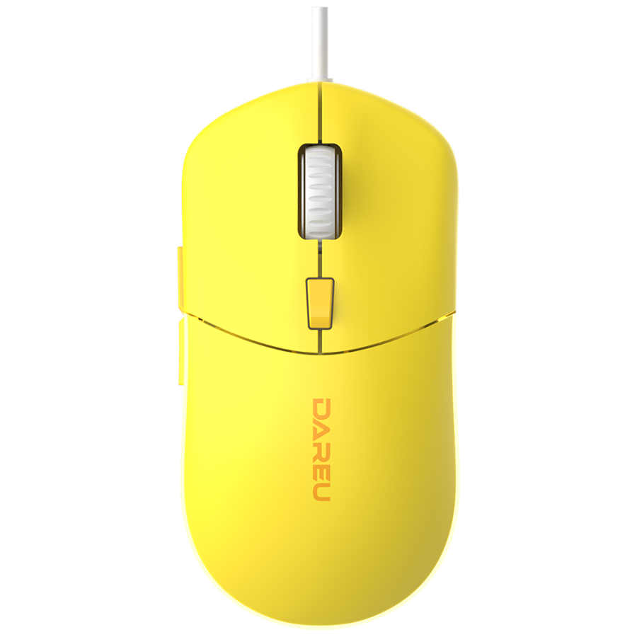 

Мышь проводная Dareu LM121, 6400dpi, оптическая светодиодная, USB, желтый (LM121 Yellow), LM121