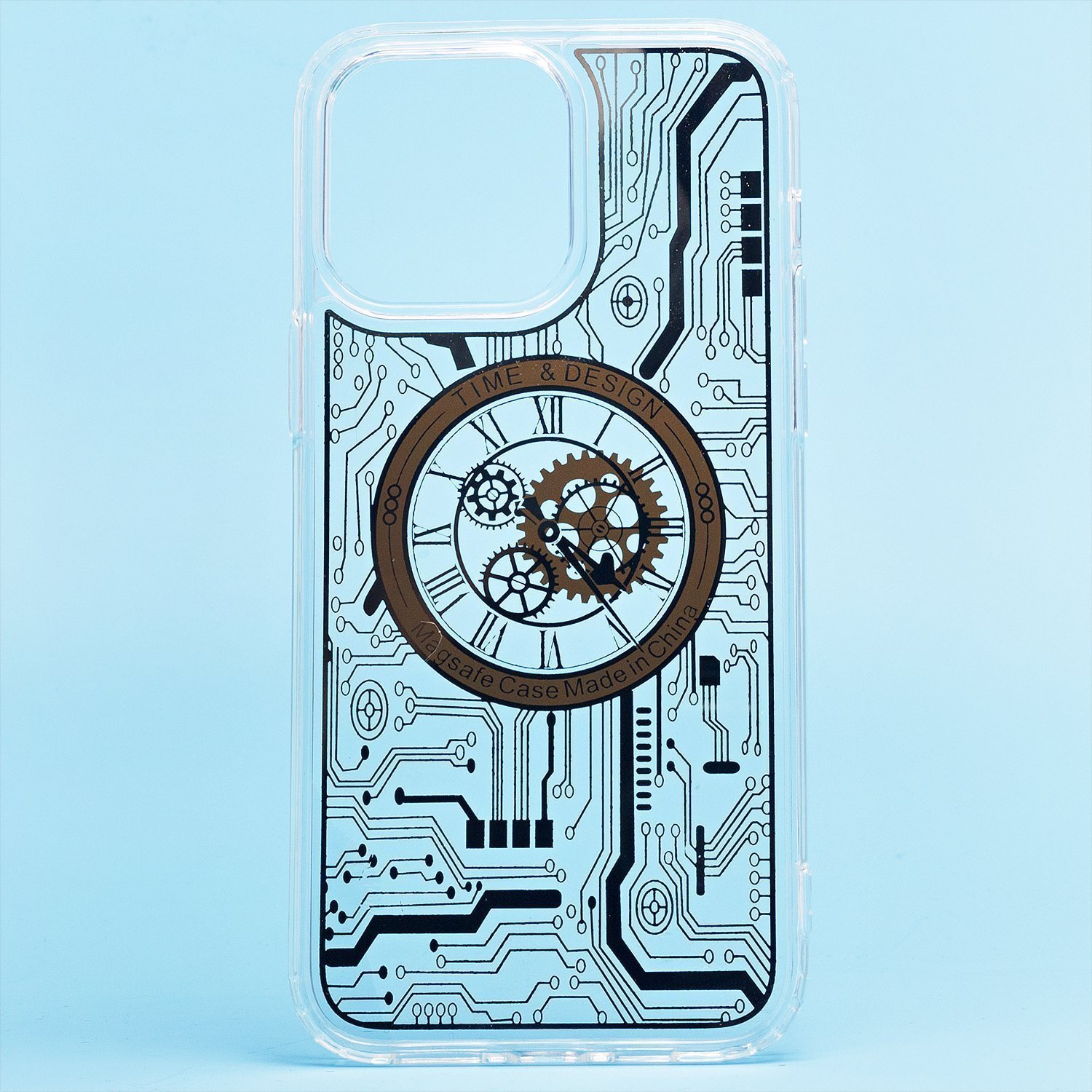 

Чехол-накладка SM014 SafeMag для смартфона Apple iPhone 14 Pro Max, силикон, золотистый (214860)
