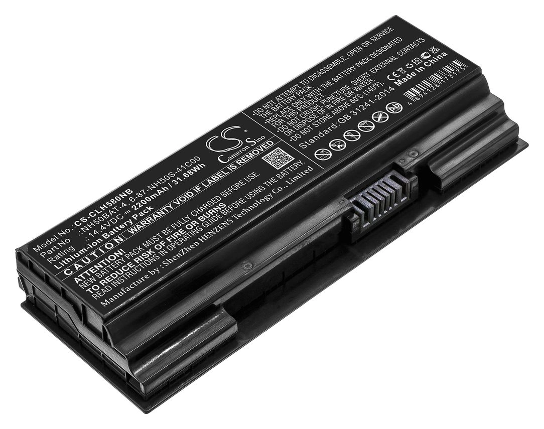 

Аккумуляторная батарея CameronSino CS-CLH580NB для Systemax, 14.4 В, 3200mAh, 31.7 Wh, черный, CS-CLH580NB