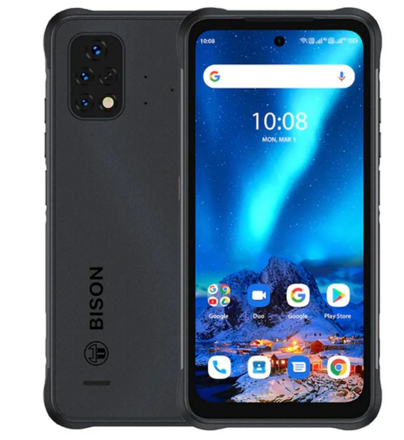 

Смартфон UMIDIGI Bison 2, 6.5" 1080x2400 IPS, MediaTek Helio P90, 6Gb RAM, 128Gb, 3G/4G, NFC, Wi-Fi, BT, 3xCam, 2-Sim, 6150 мА⋅ч, USB Type-C, Android 12, черный, Bison 2