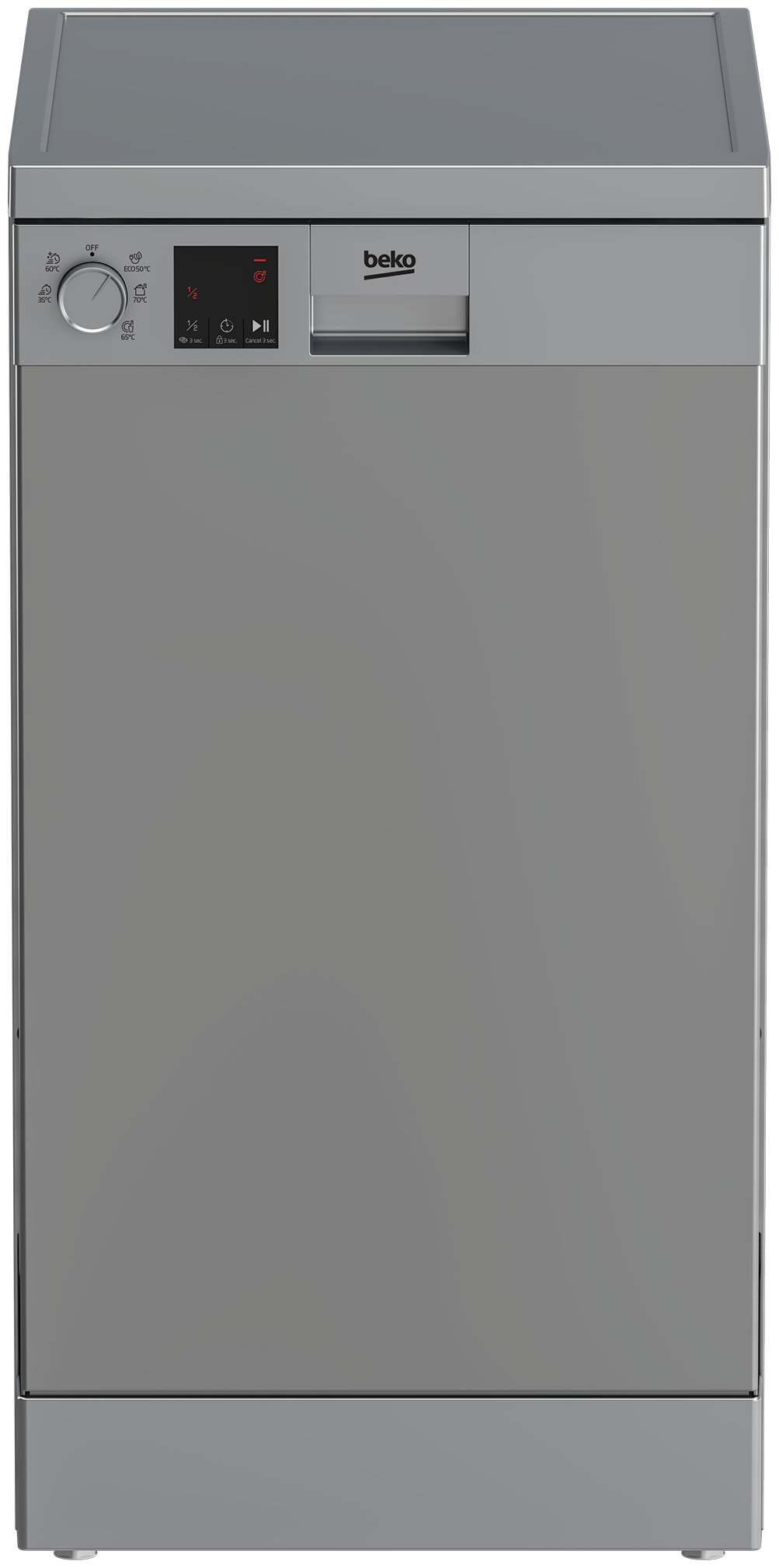 

Посудомоечная машина узкая Beko DVS050R02S, серебристый (DVS050R02S), DVS050R02S